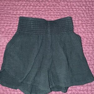 Marine Layer Black Cali Double Cloth Shorts